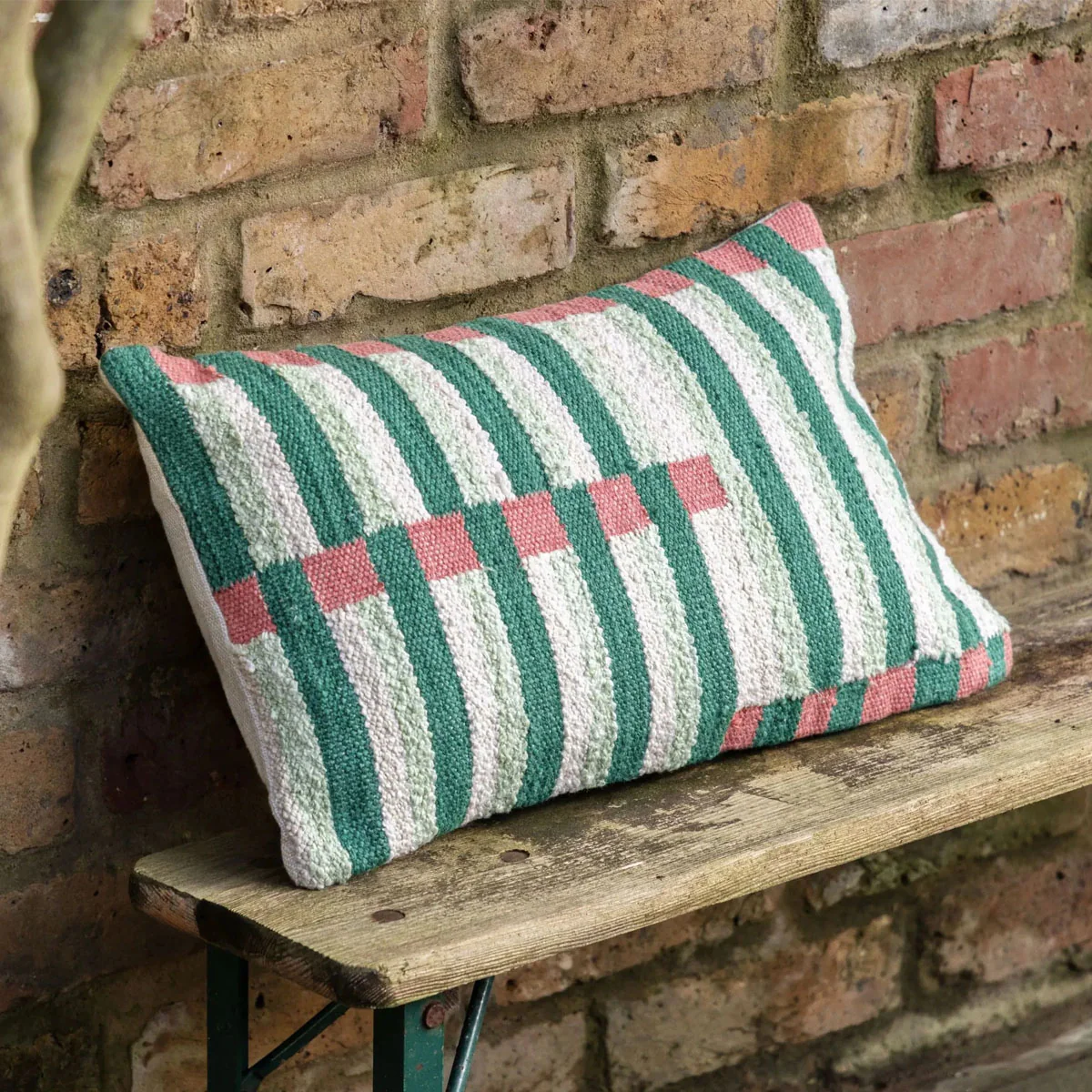 Gallery Direct Maia Stripe Woven Cushion - Image 5