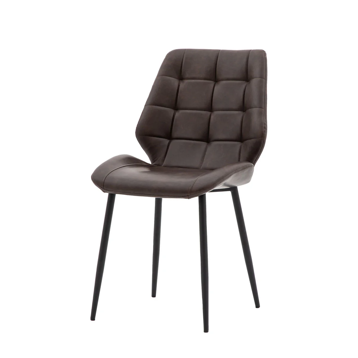 Gallery Direct Manford Dining Chair Brown (2pk) - Image 2