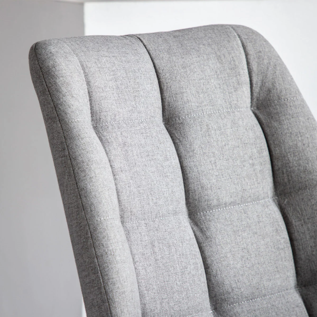 Gallery Direct Manford Dining Chair Light Grey (2pk) - Image 5