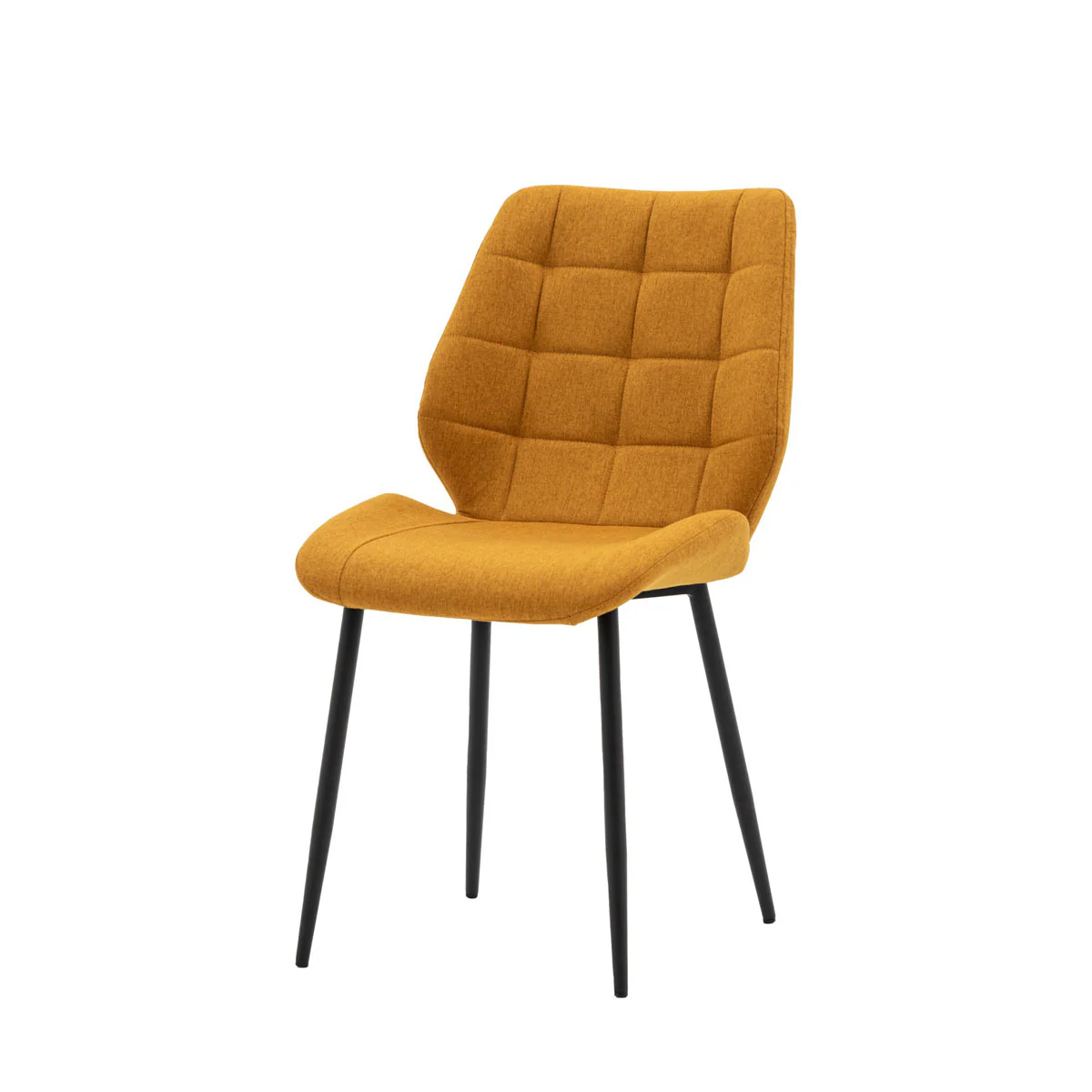 Gallery Direct Manford Dining Chair Saffron (2pk) - Image 2