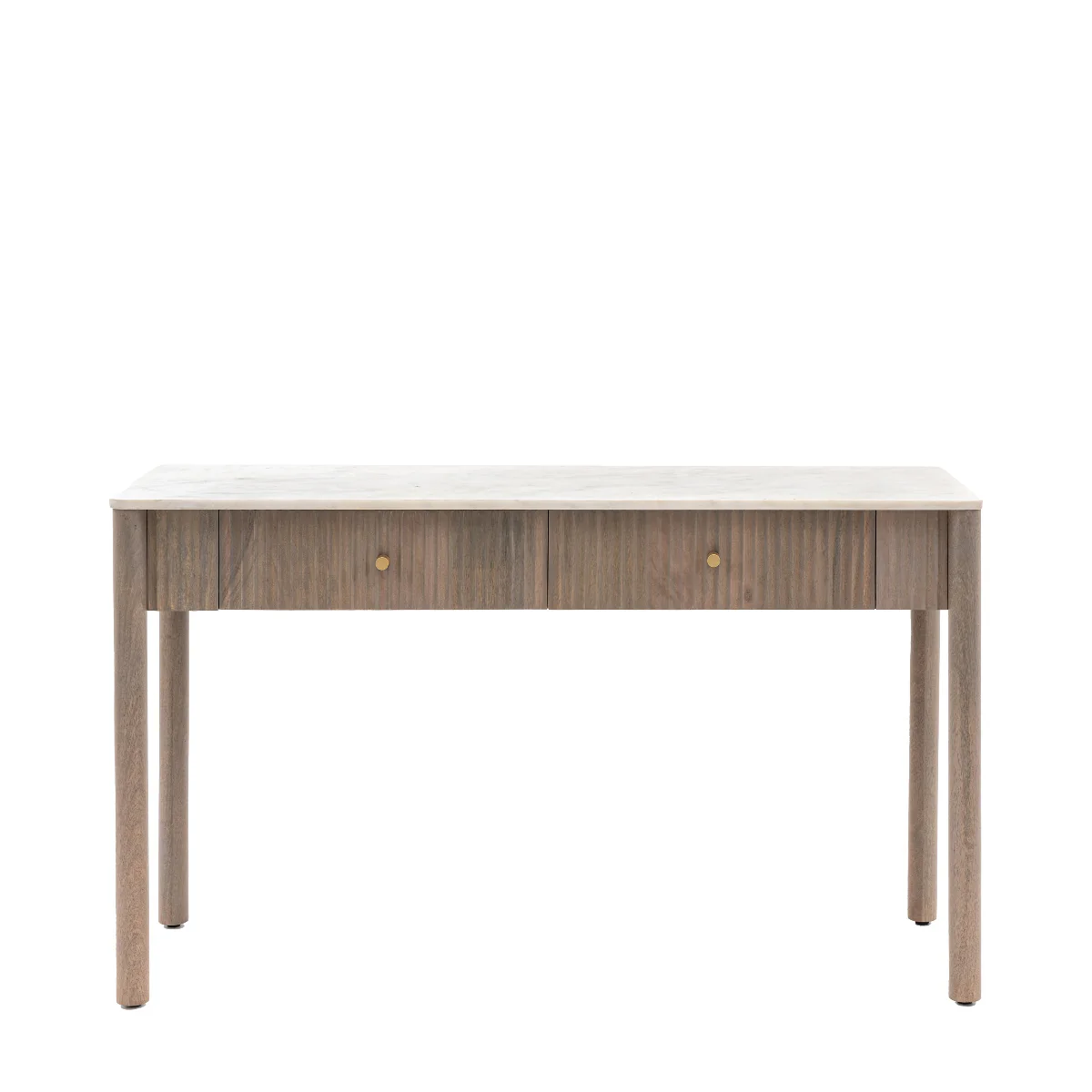 Gallery Direct Marmo 2 Drawer Console 1300x450x750mm