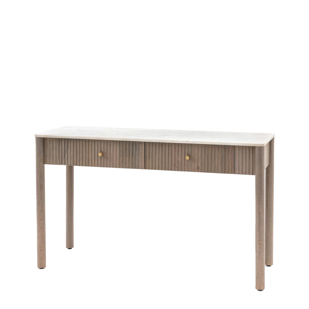 Gallery Direct Marmo 2 Drawer Console 1300x450x750mm - Image 2