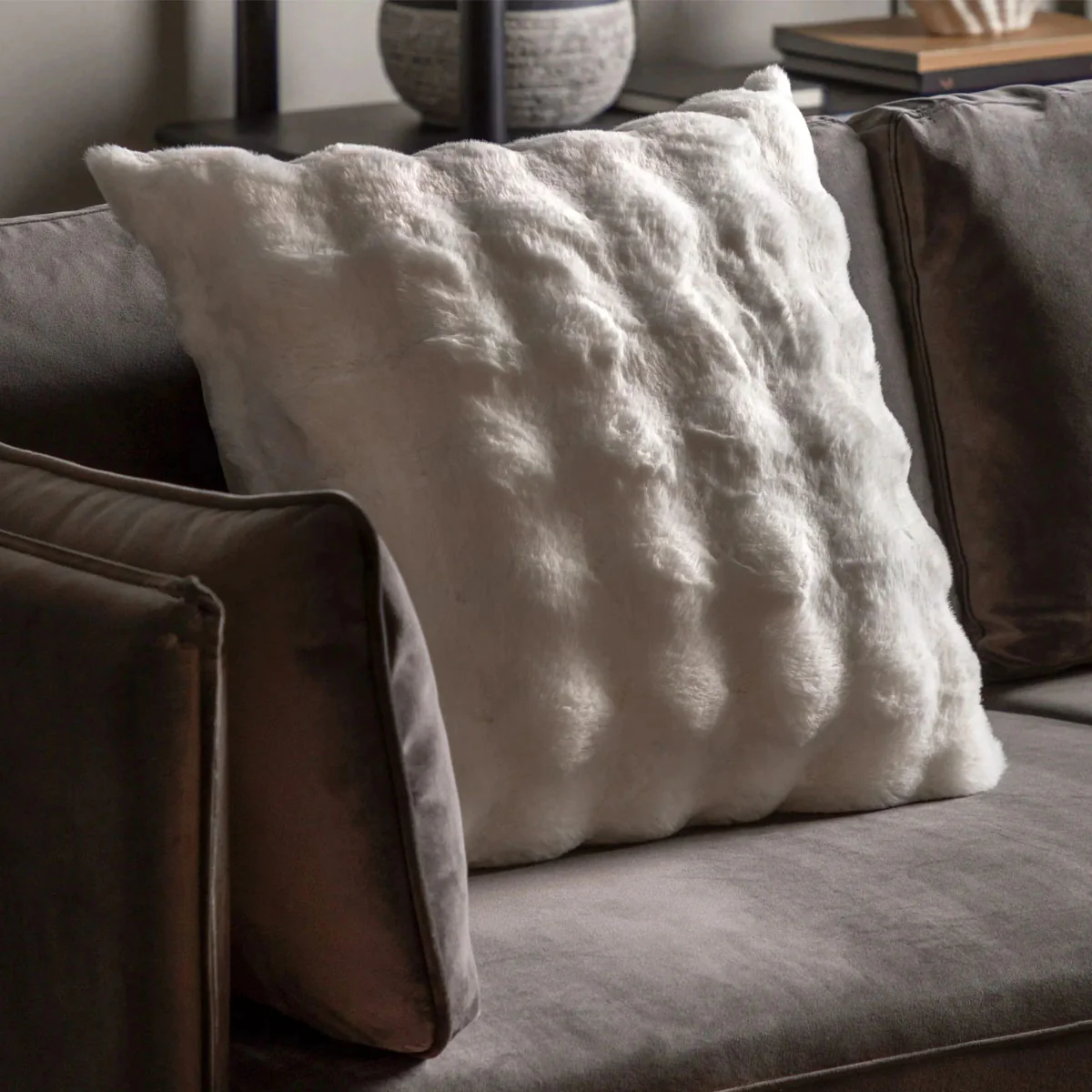 Gallery Direct Marshmallow Rabbit Cushion Cream - Image 2