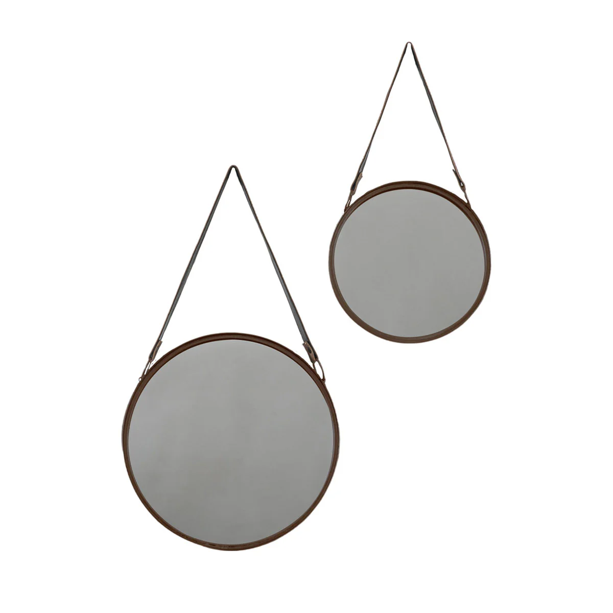 Gallery Direct Marston Mirrors Bronze (Set of 2) 400 & 300mm - Image 2