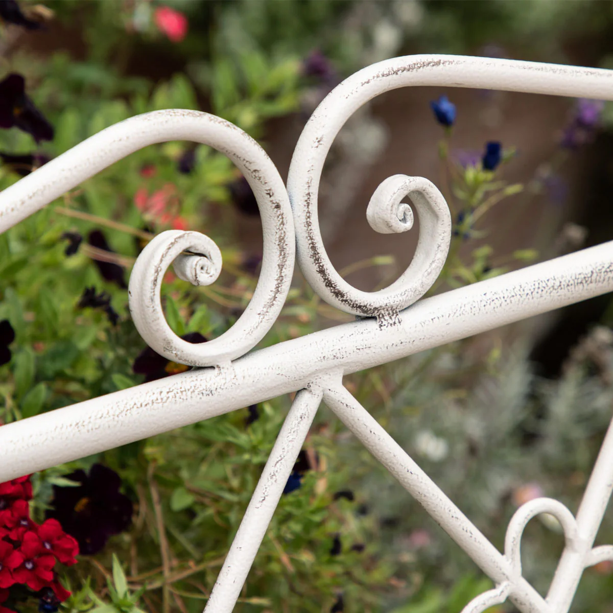 Gallery Direct Matera Outdoor Bench Vanilla - Image 2