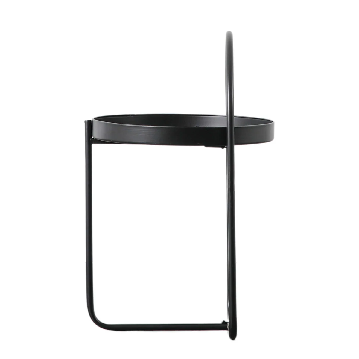 Gallery Direct Melbury Side Table Black 400x400x660mm - Image 3