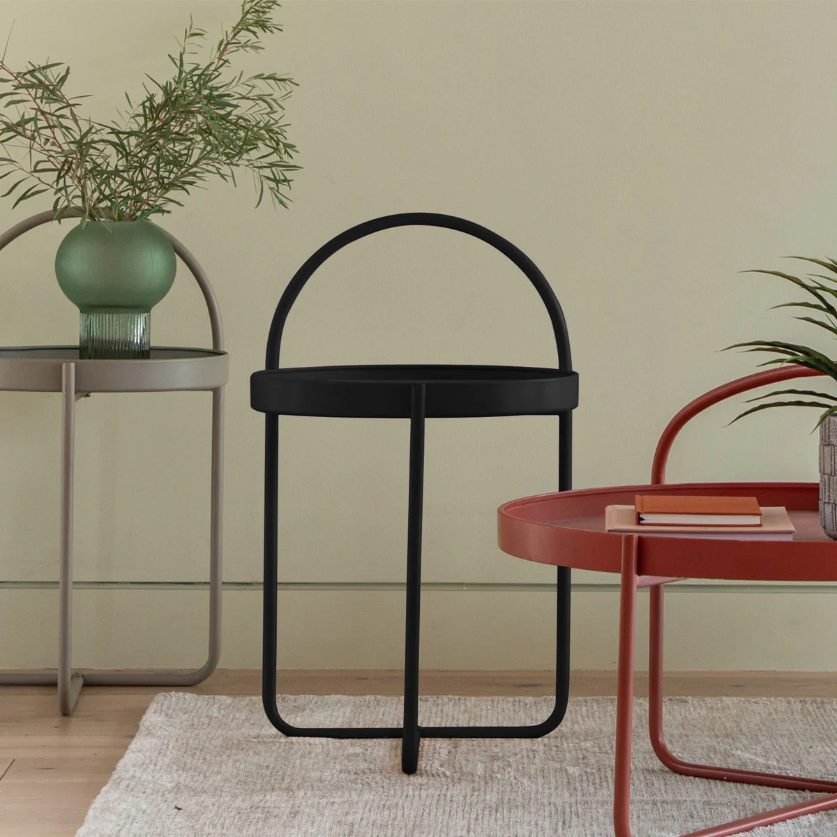 Gallery Direct Melbury Side Table Black 400x400x660mm - Image 5