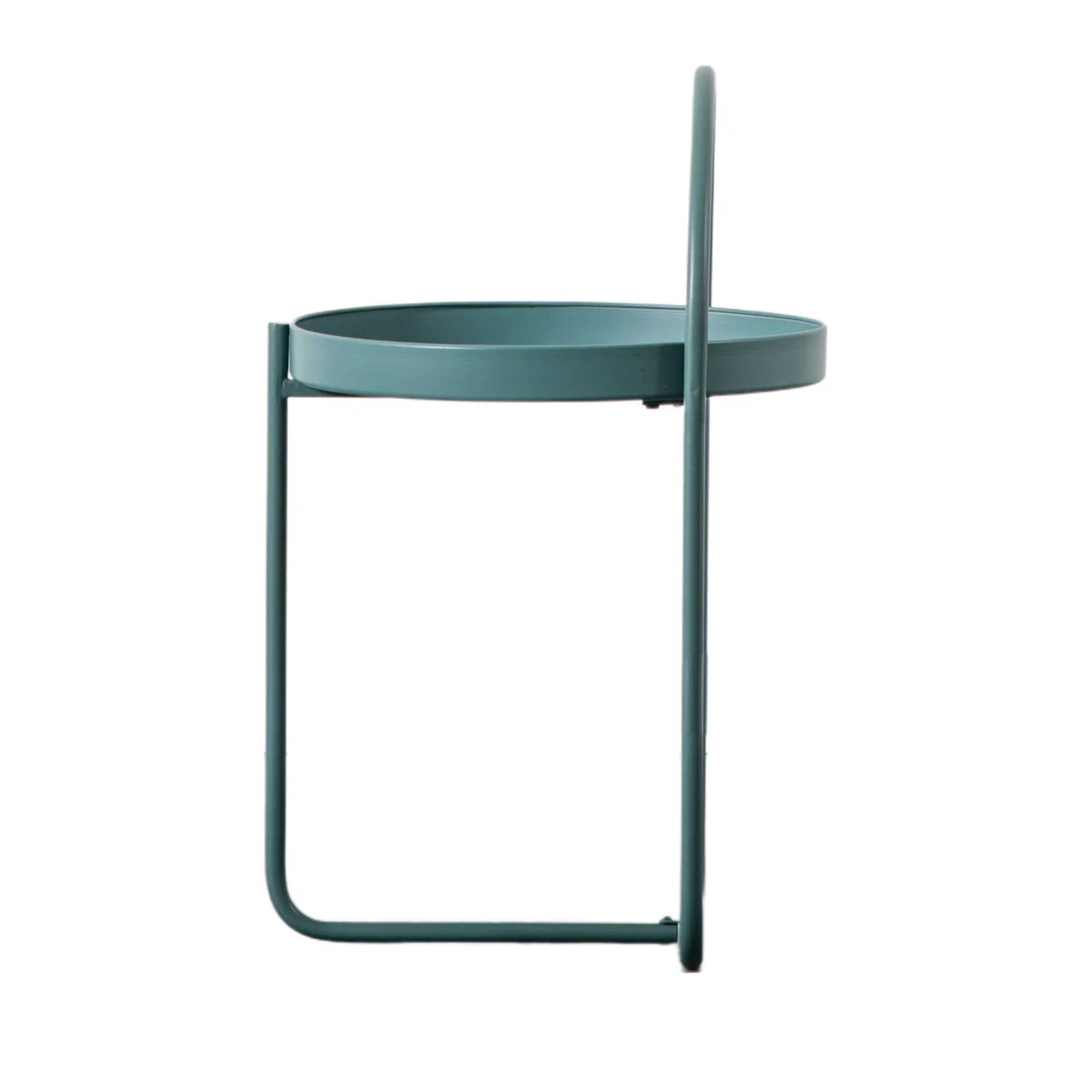 Gallery Direct Melbury Side Table Teal 400x400x660mm - Image 3