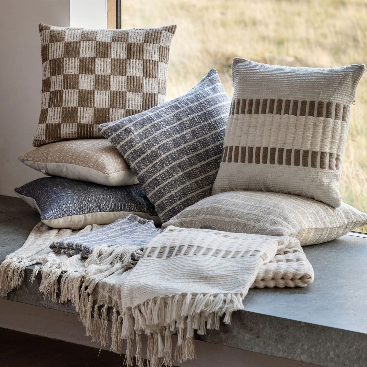 Gallery Direct Melford Stripe Cushion - Image 11