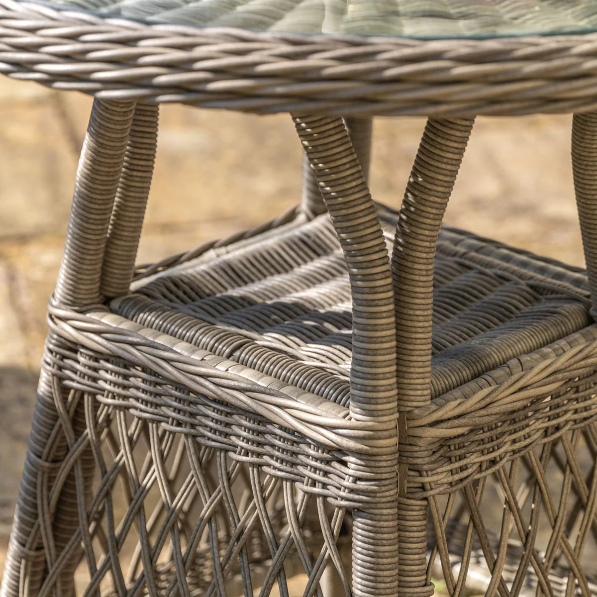 Gallery Direct Menton Bistro Set Stone - Image 2