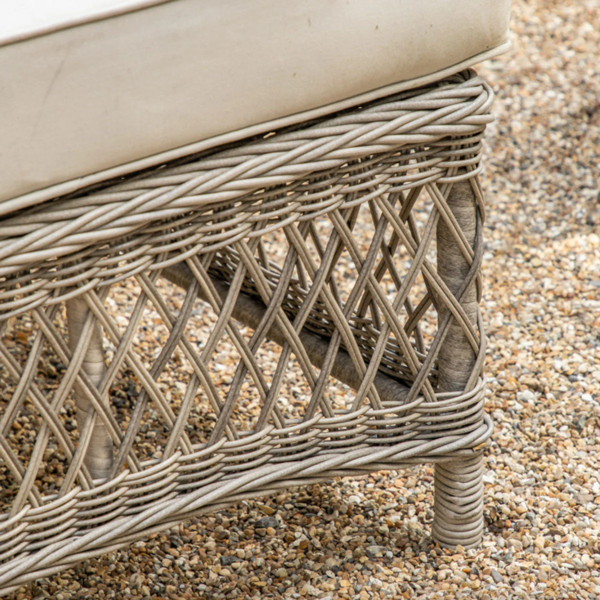 Gallery Direct Menton Chaise Set Stone - Image 6