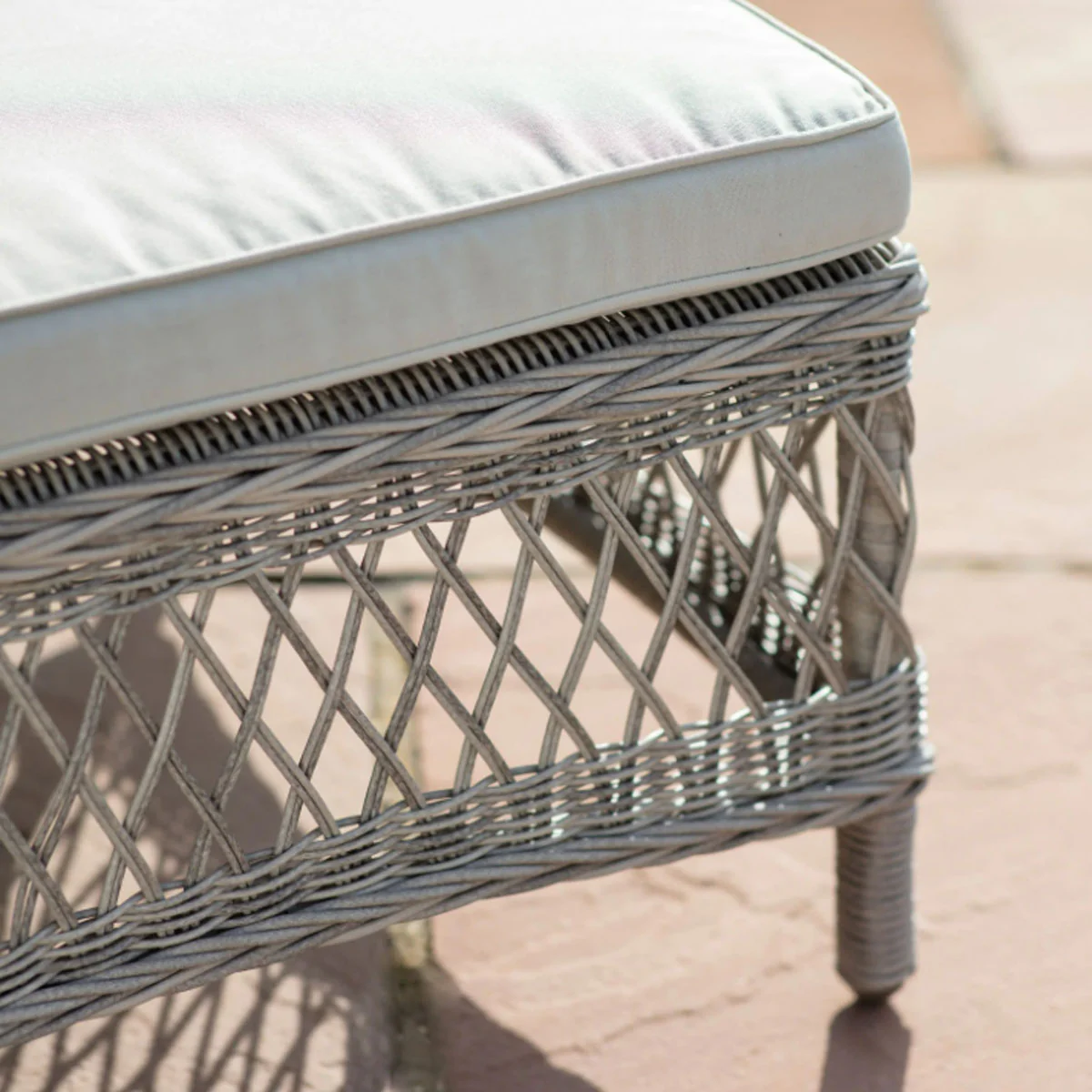 Gallery Direct Menton Country Lounger Stone - Image 3