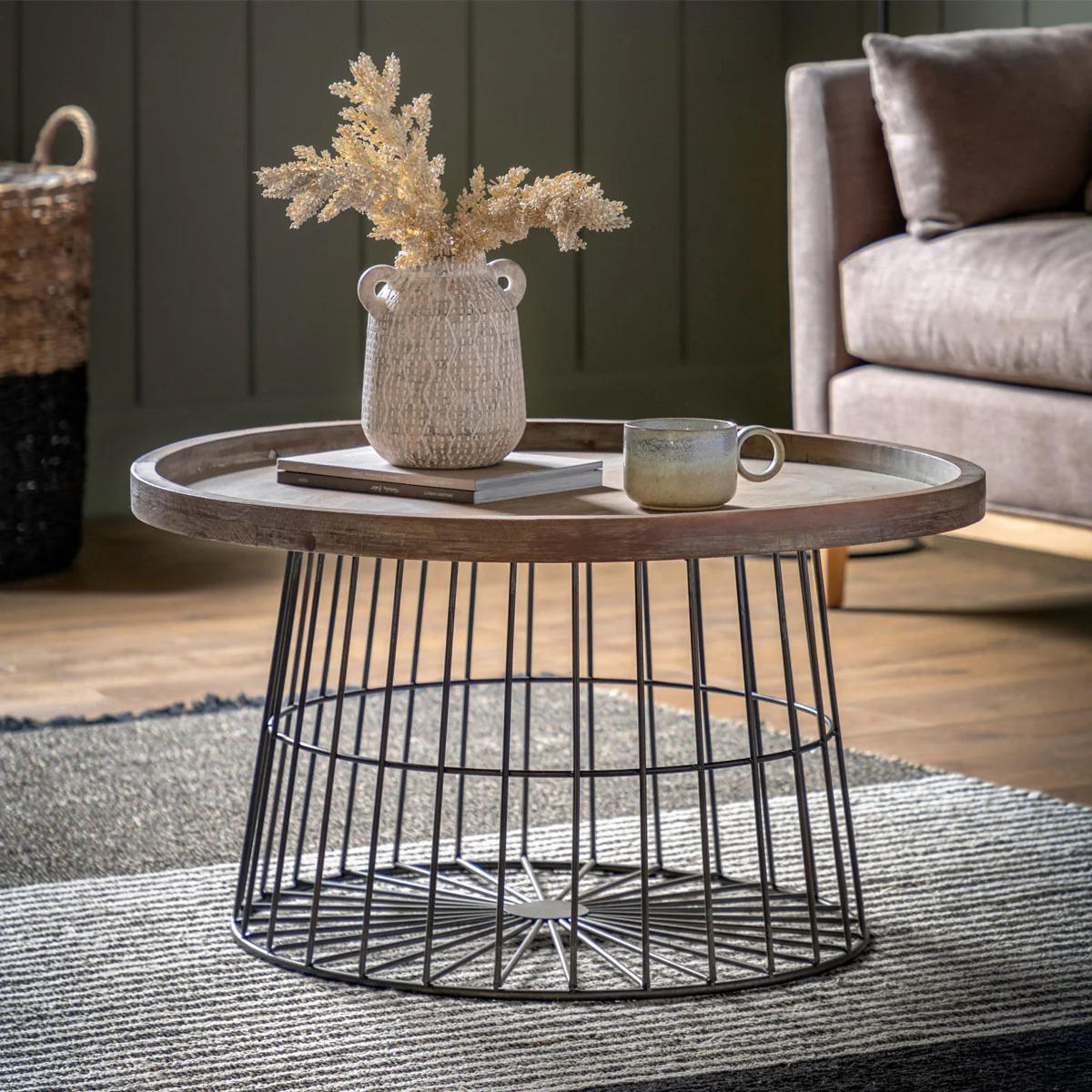Gallery Direct Menzies Coffee Table 800x800x450mm - Image 4