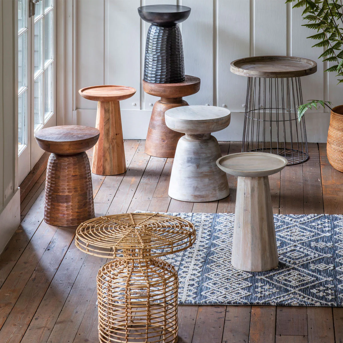 Gallery Direct Menzies Side Table 520x520x580mm - Image 4