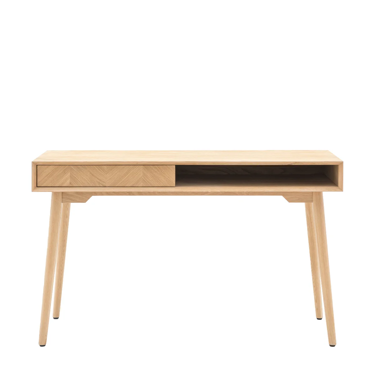 Gallery Direct Milano 1 Drawer Desk 1300x500x775mm