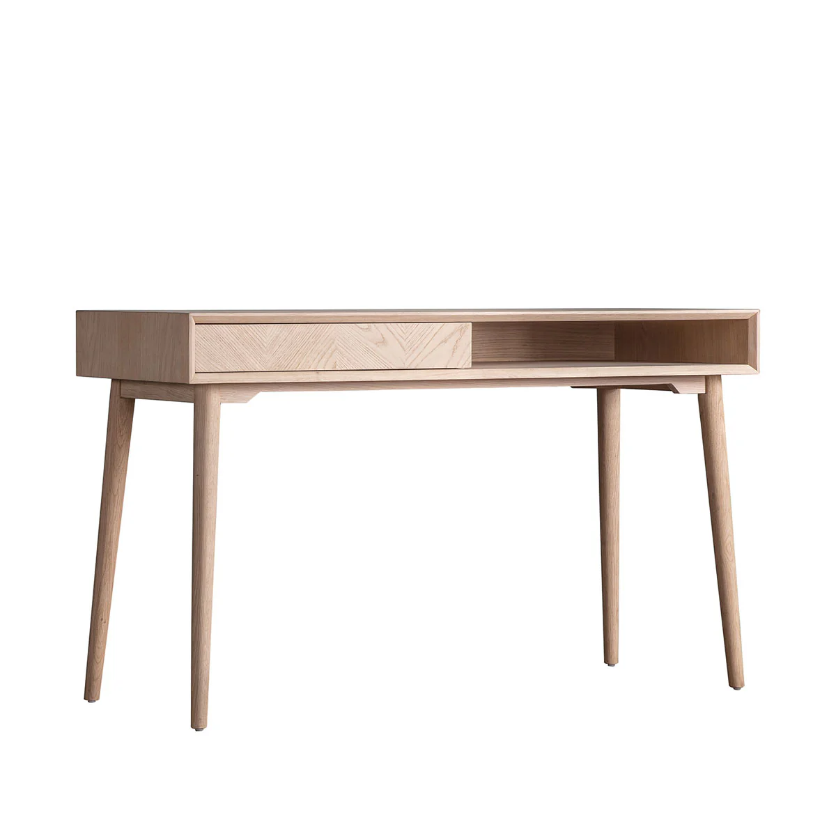 Gallery Direct Milano 1 Drawer Desk 1300x500x775mm - Image 2