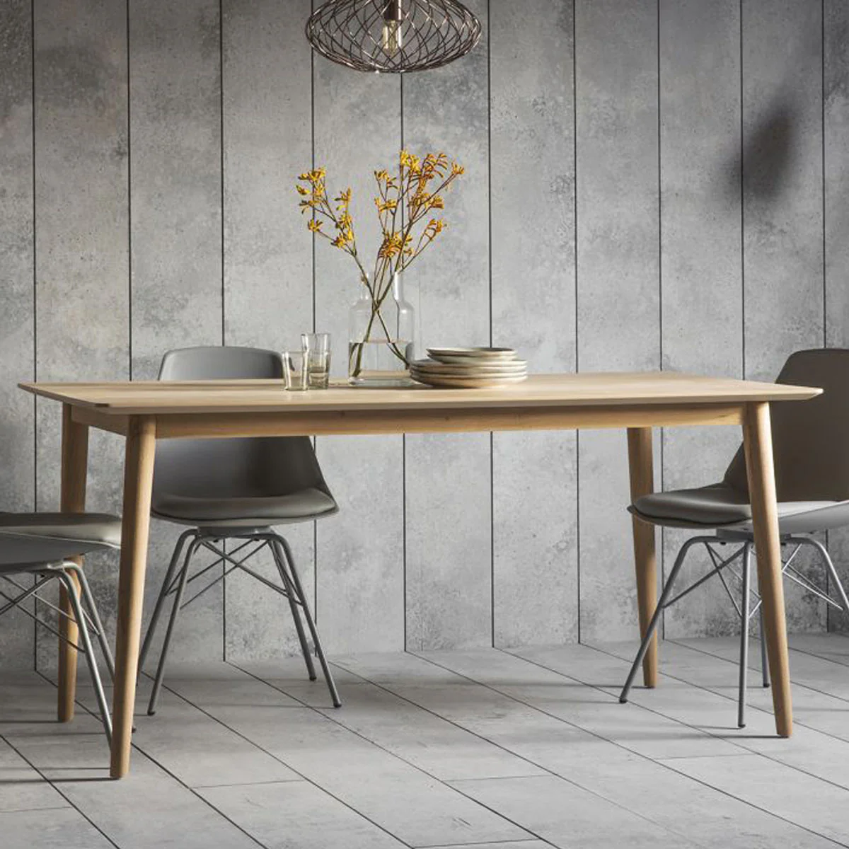 Gallery Direct Milano Dining Table 1600x900x760mm - Image 4