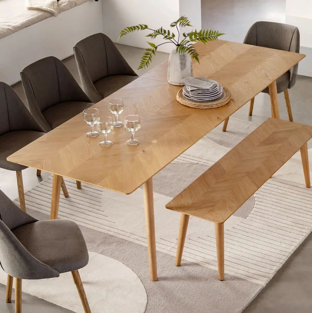 Gallery Direct Milano Ext Dining Table 2000/2520x900x760mm - Image 7