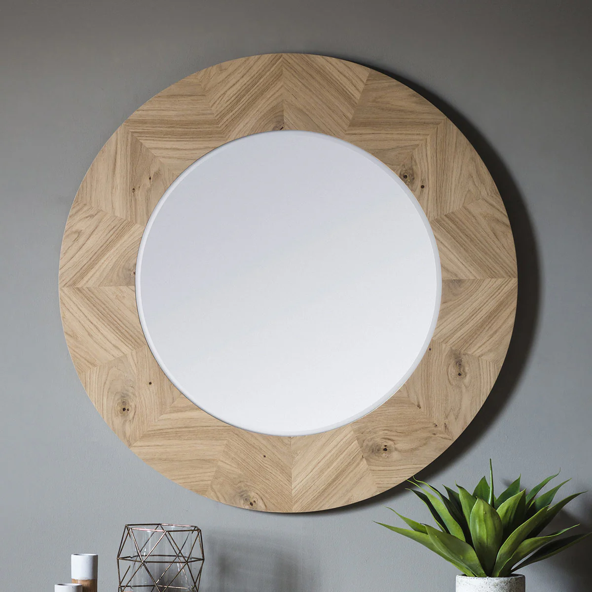 Gallery Direct Milano Round Mirror 900mm - Image 4