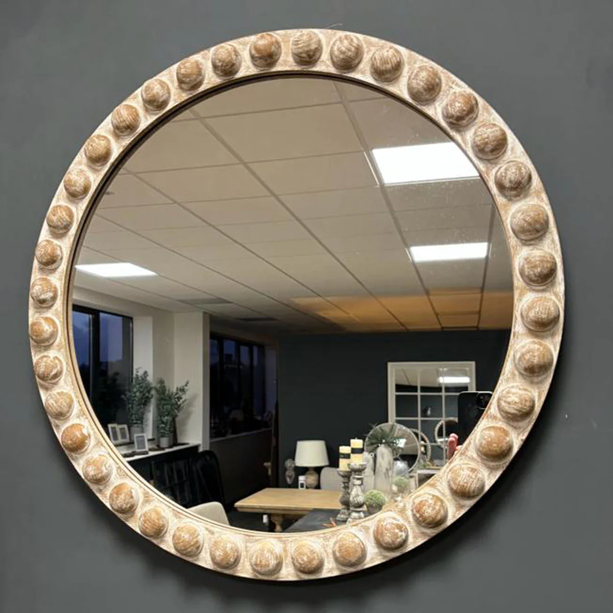 Gallery Direct Millbrook Round Mirror 950x25x950mm - Image 2