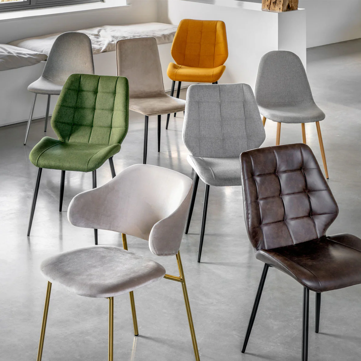 Gallery Direct Millican Dining Chair Oak / Light Grey (2pk) - Image 7