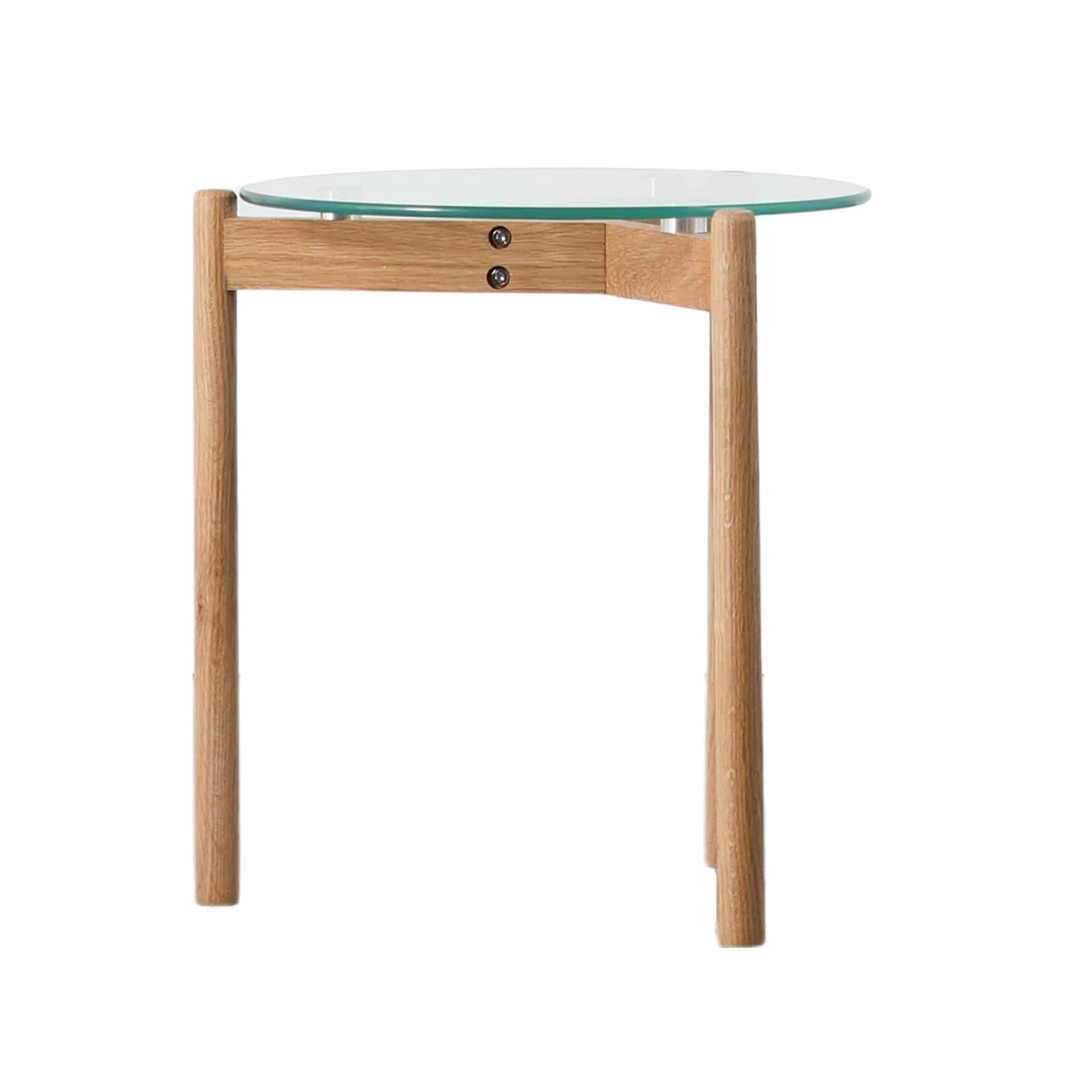 Gallery Direct Moran Side Table Oak 400x400x450mm - Image 2