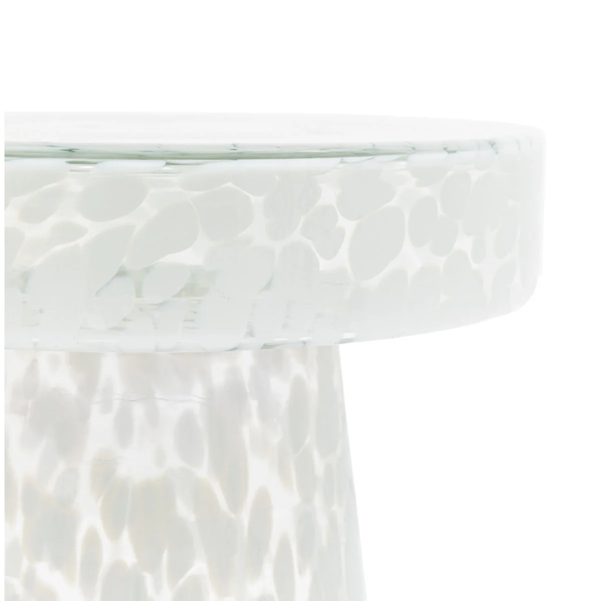 Gallery Direct Murano Side Table White 395x395x465mm - Image 2