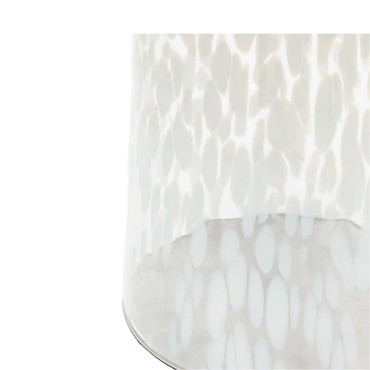 Gallery Direct Murano Side Table White 395x395x465mm - Image 3
