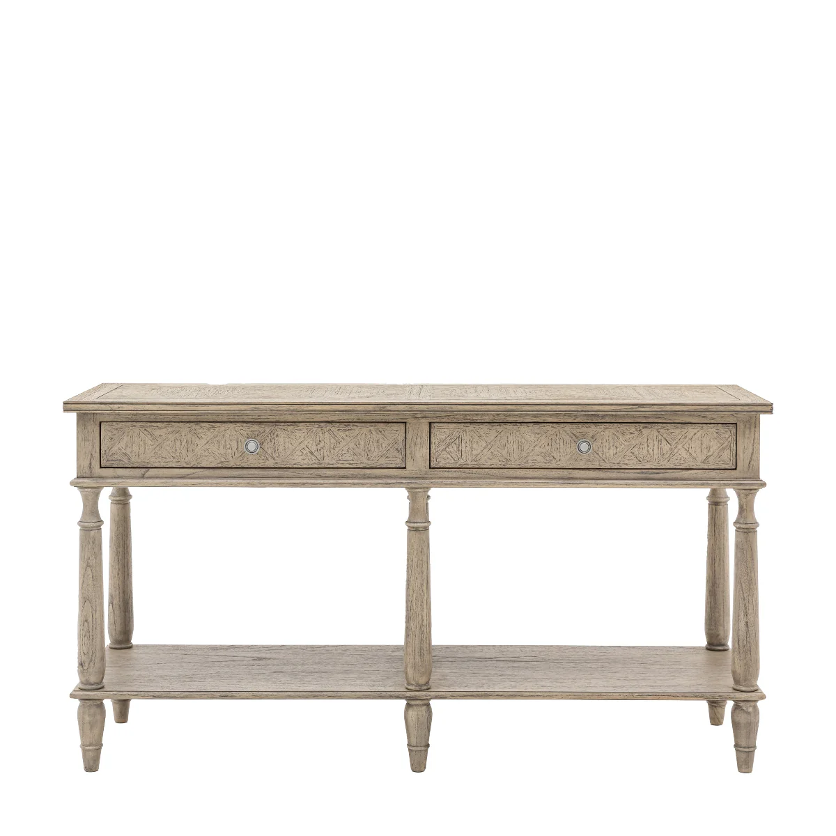 Gallery Direct Mustique 2 Drawer Console Table 1500x450x800mm