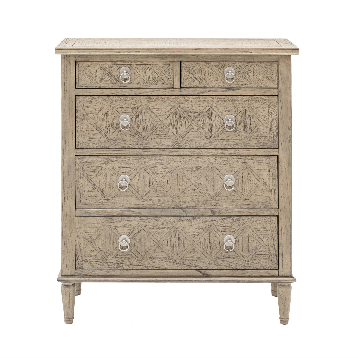 Gallery Direct Mustique 5 Drawer Chest 900x450x1019mm