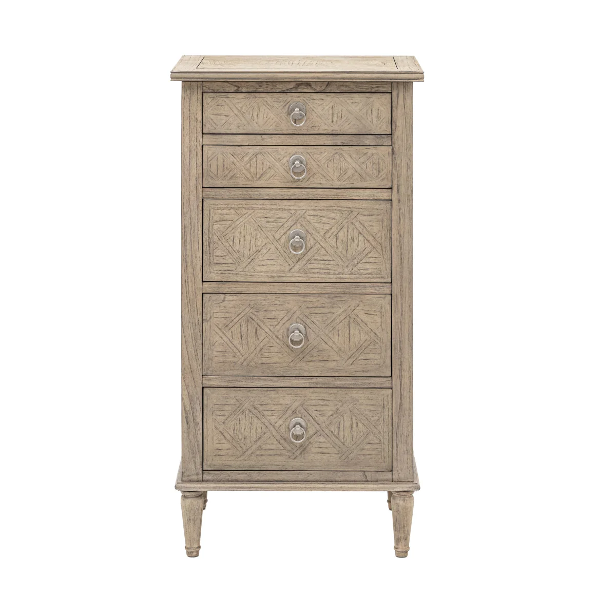 Gallery Direct Mustique 5 Drawer Lingerie Chest 600x450x1150mm