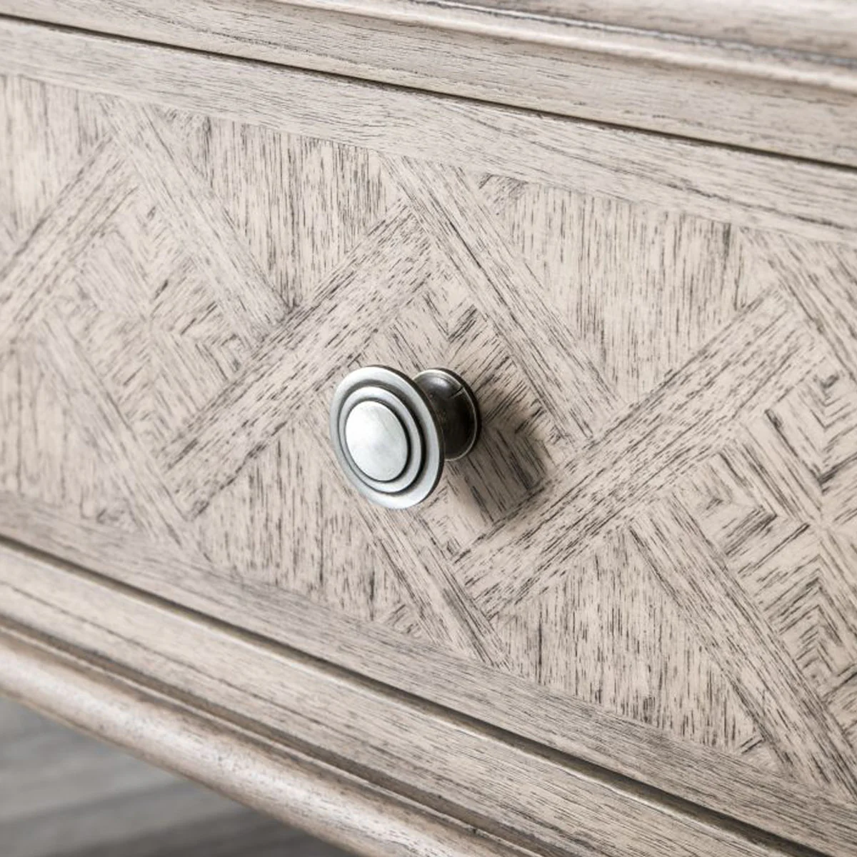 Gallery Direct Mustique Square 2 Drawer Coffee Tble 900x900x435mm - Image 2