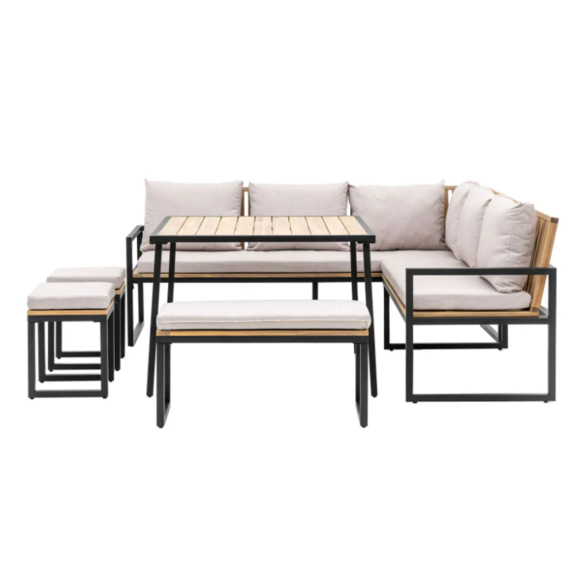 Gallery Direct Naples Corner Dining Set - Image 2