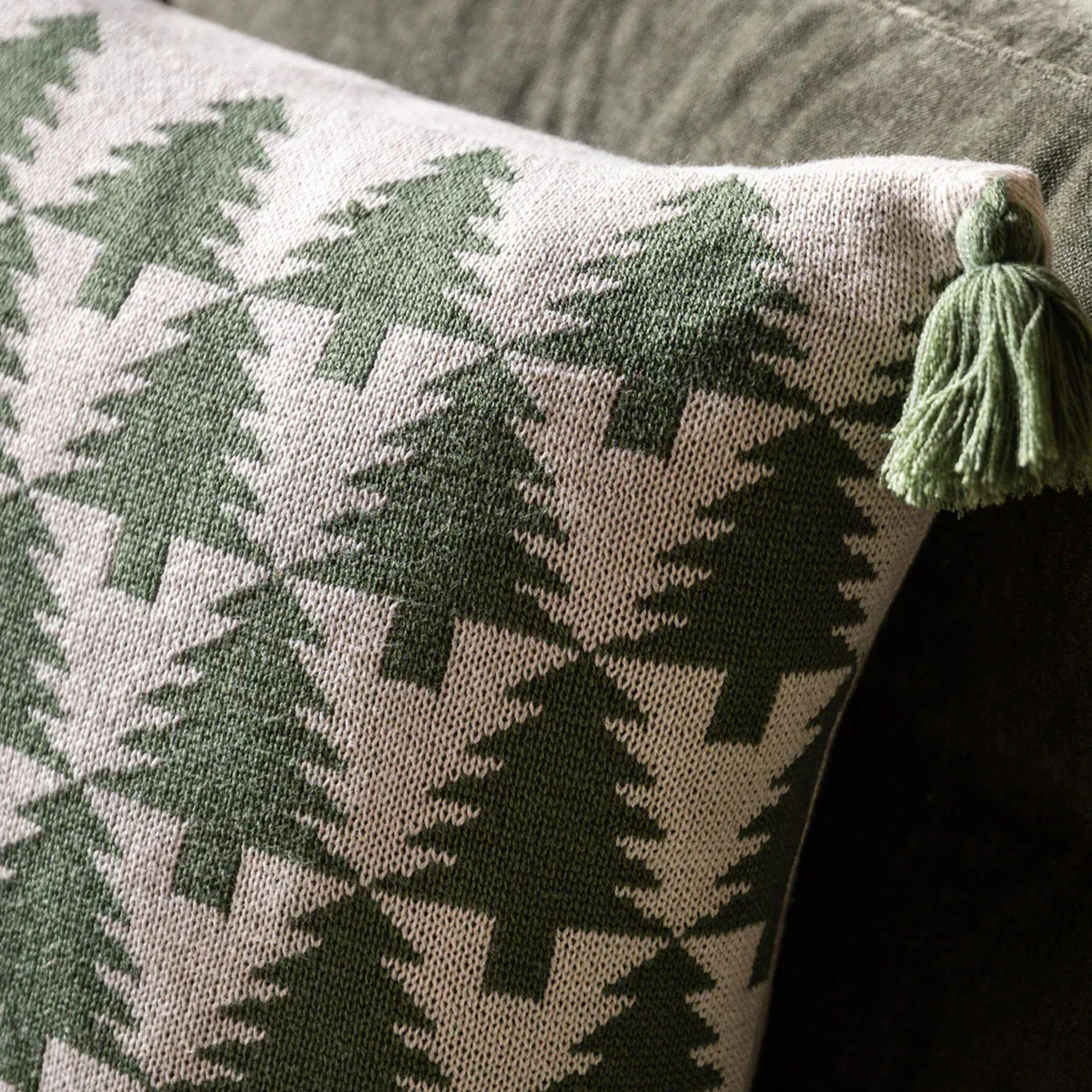 Gallery Direct Natures Forest Knit Tree Cushion - Image 5