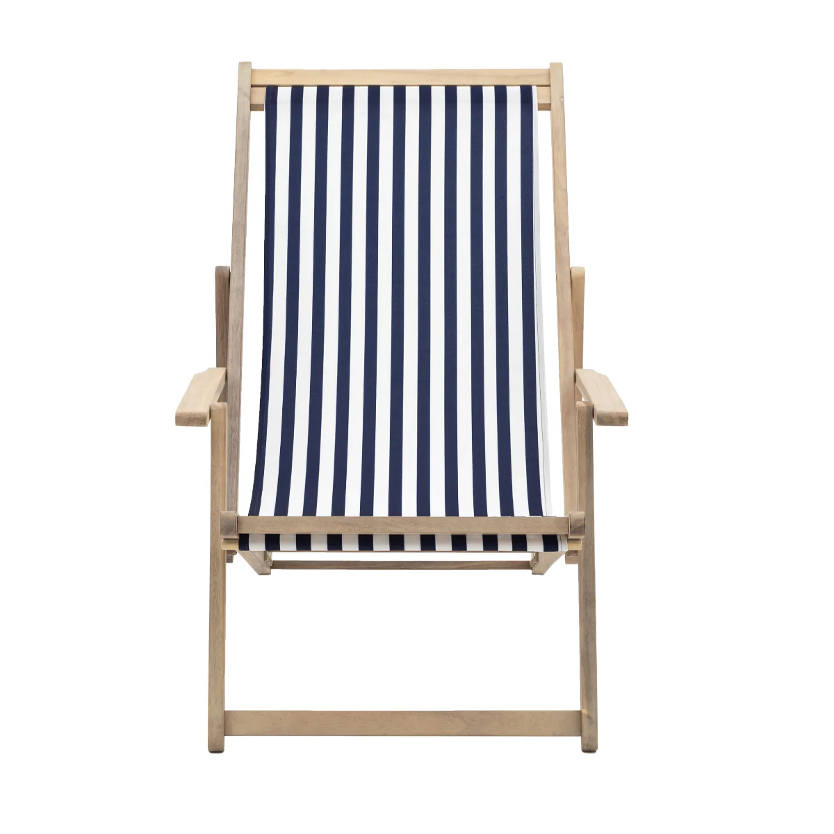 Gallery Direct Navy Stripe Deck Chair