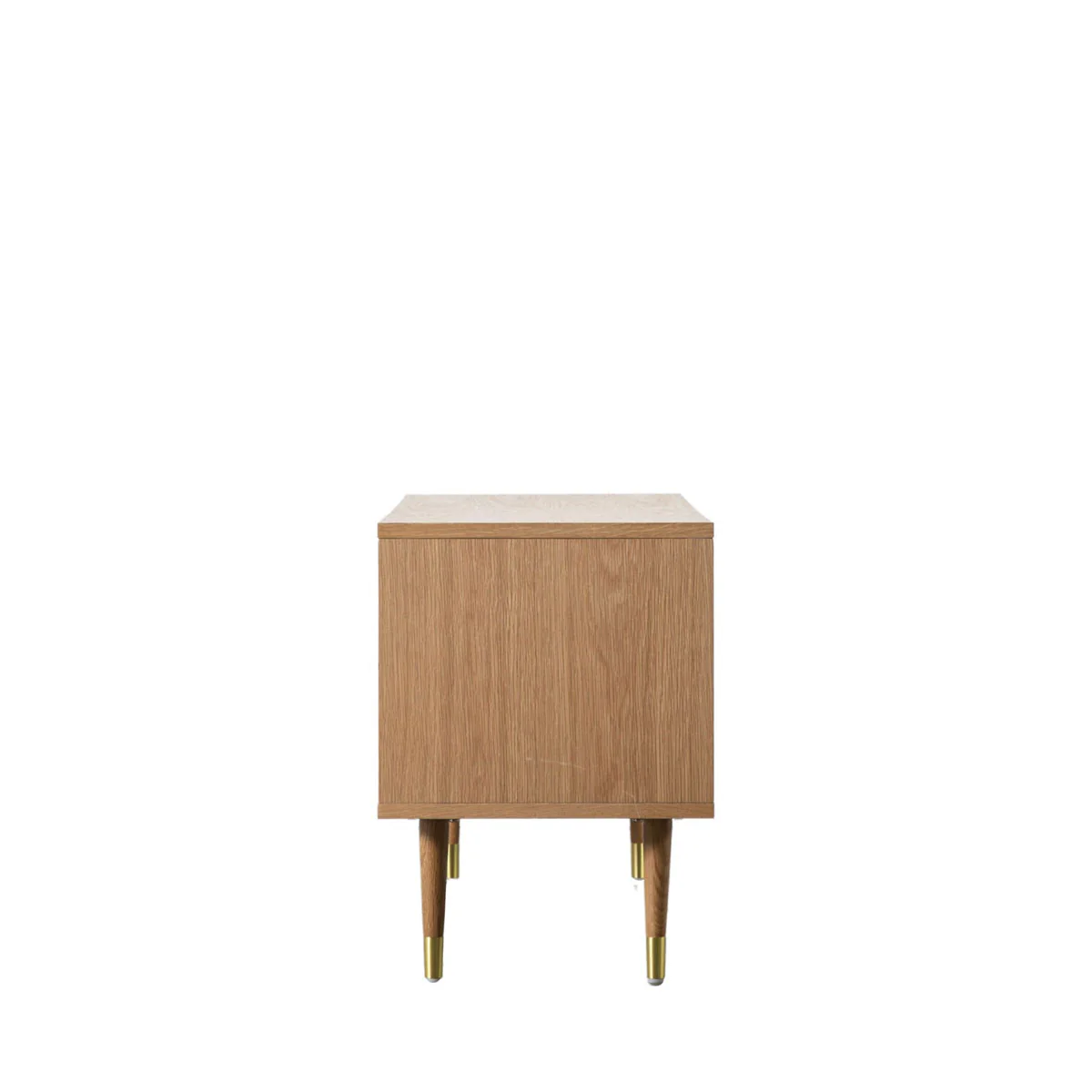 Gallery Direct Newbury Media Unit Oak Grey 1200x400x550mm - Image 3
