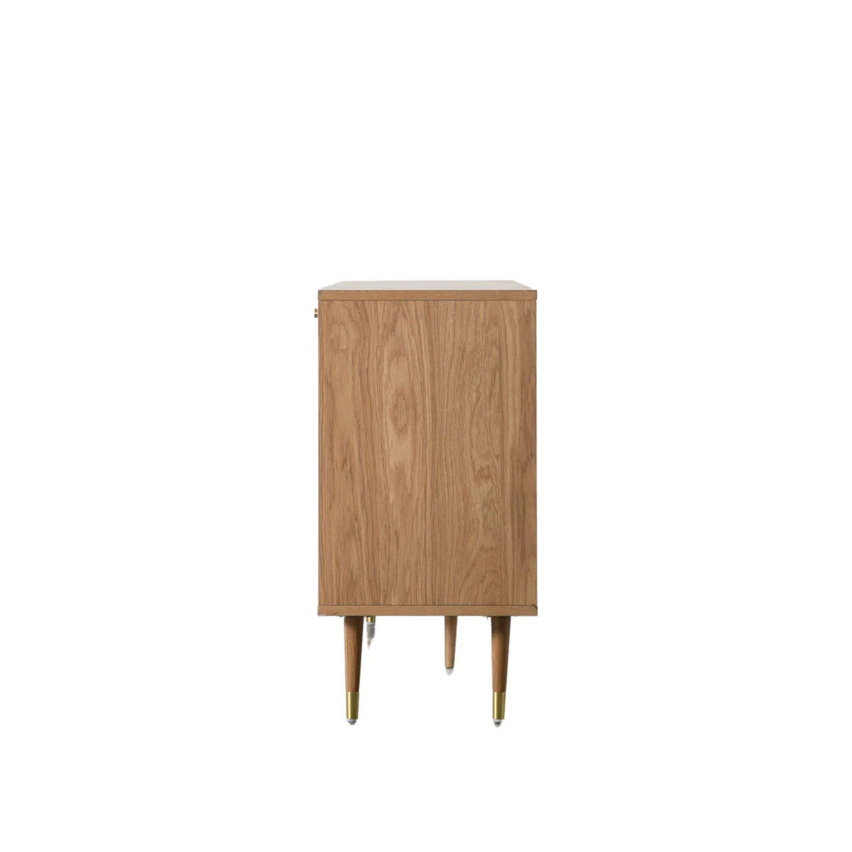 Gallery Direct Newbury Sideboard Oak Grey 1600x400x790mm - Image 3