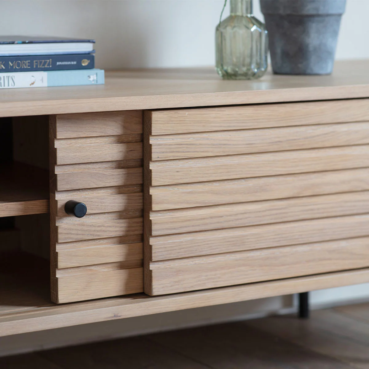 Gallery Direct Okayama Media Unit 1400x420x440mm - Image 5