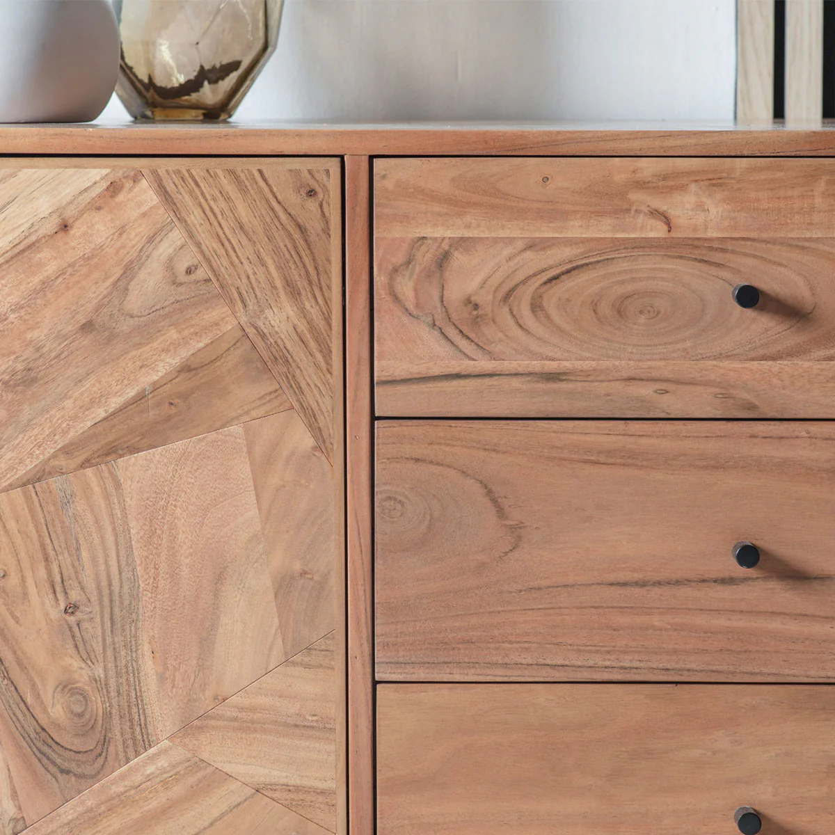 Gallery Direct Oklahoma 2 Door 3 Drawer Sideboard 1530x450x750mm - Image 2