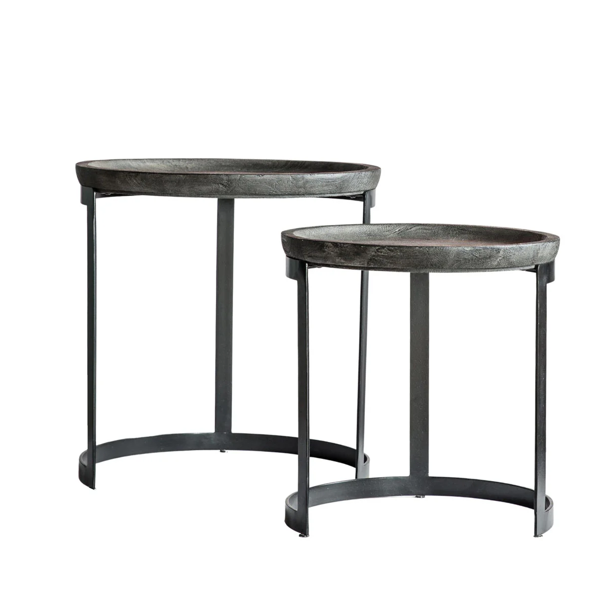 Gallery Direct Ottawa Nest of 2 Tables 480x480x500mm - Image 2