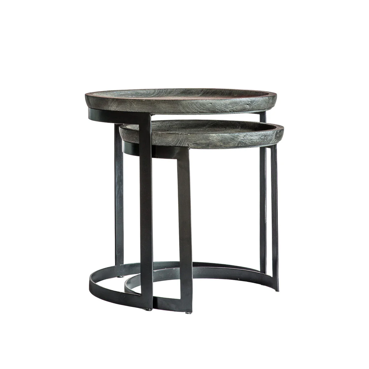 Gallery Direct Ottawa Nest of 2 Tables 480x480x500mm - Image 3
