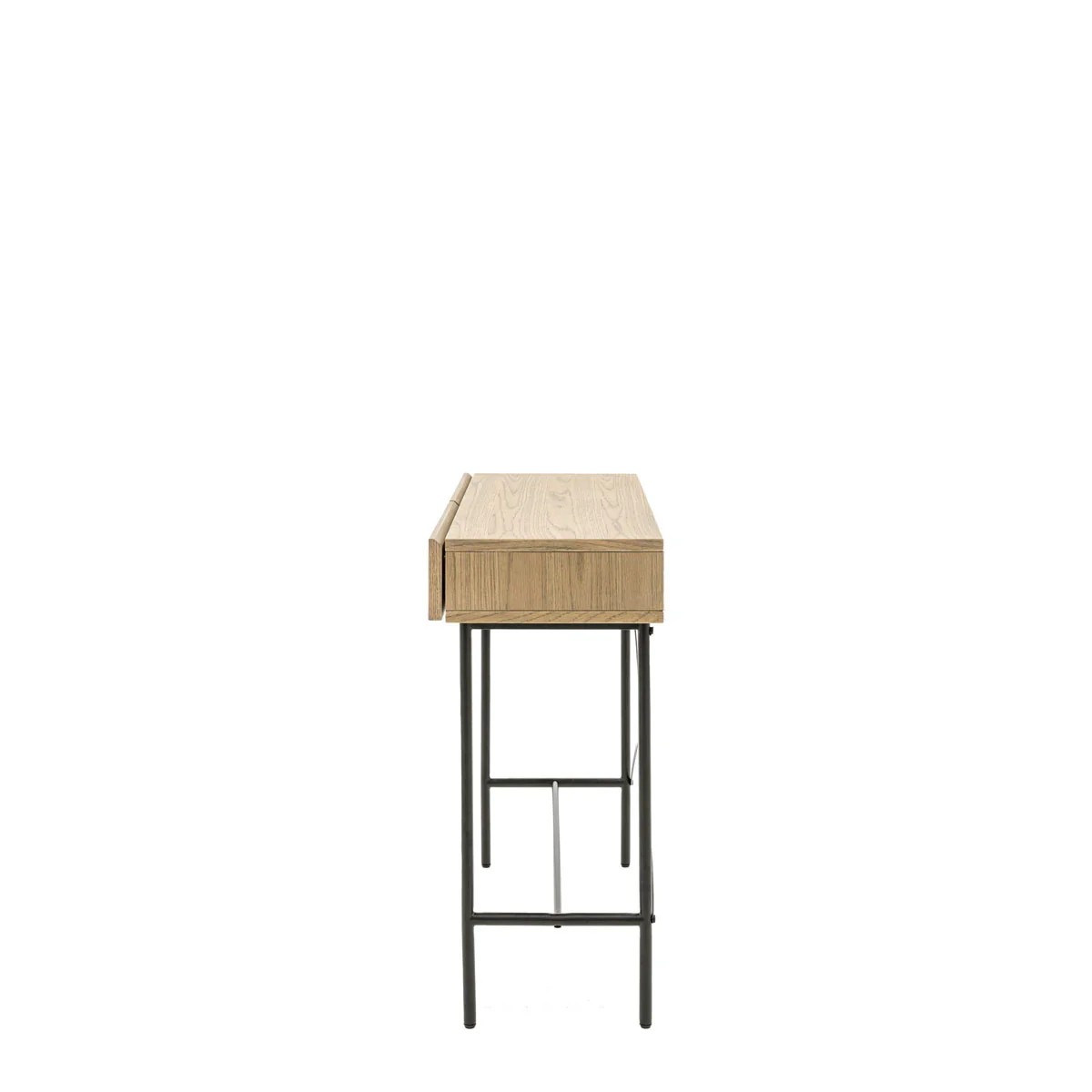 Gallery Direct Panelled 2 Drawer Console 1100x350x1100mm - Image 3