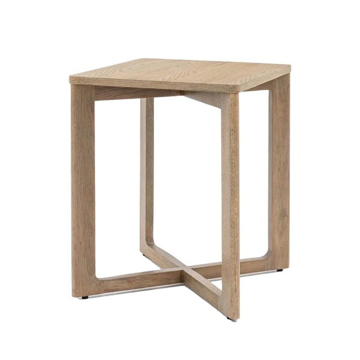 Gallery Direct Panelled Side Table 450x450x550mm - Image 2