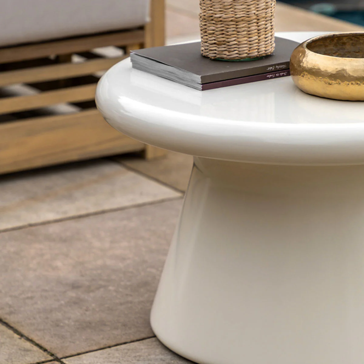 Gallery Direct Pavia Coffee Table Cream 650x650x400mm - Image 5