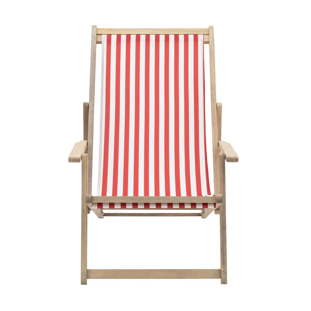 Gallery Direct Red Stripe Deck Chair