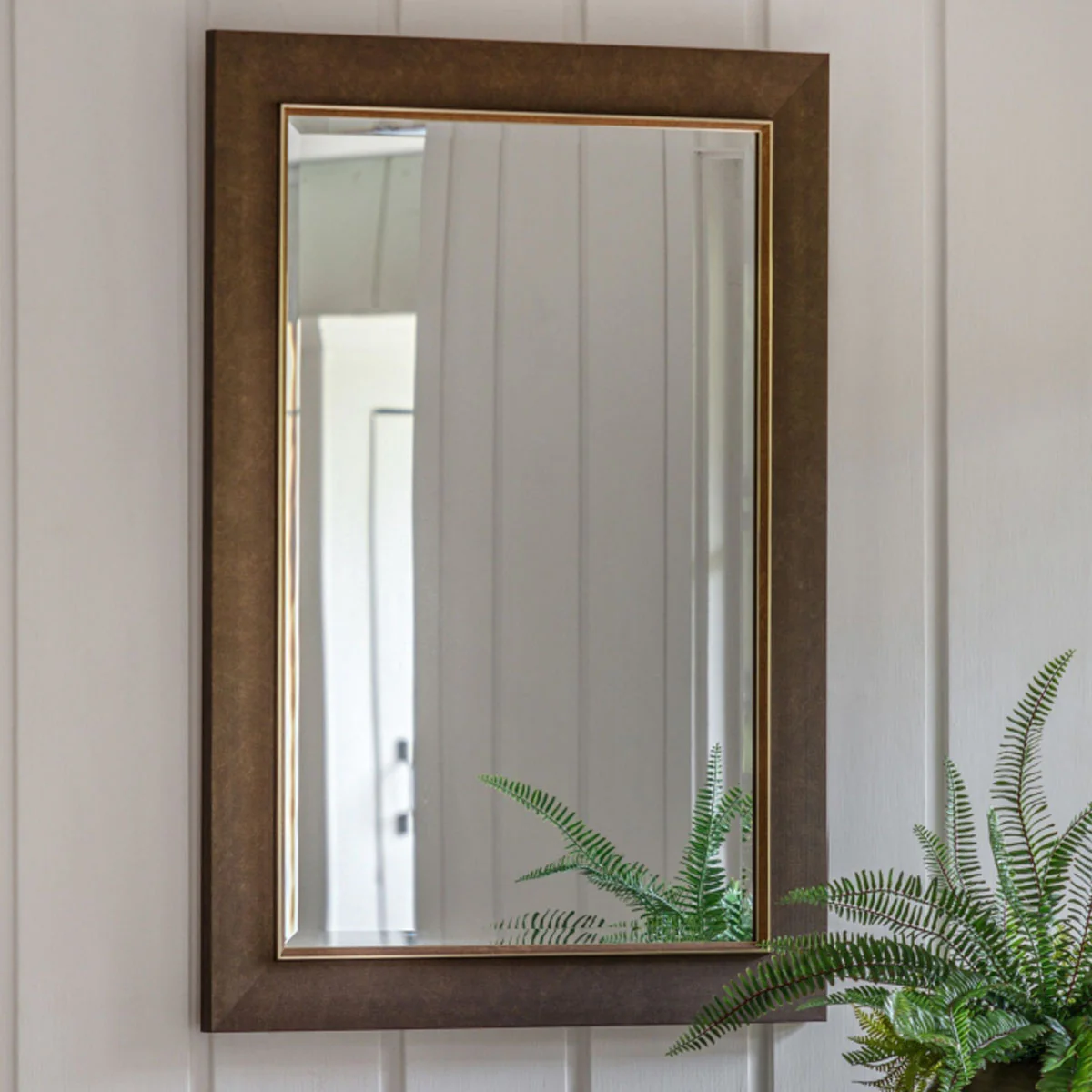 Gallery Direct Richmond Rectangle Mirror Bronze 1070x770mm - Image 8