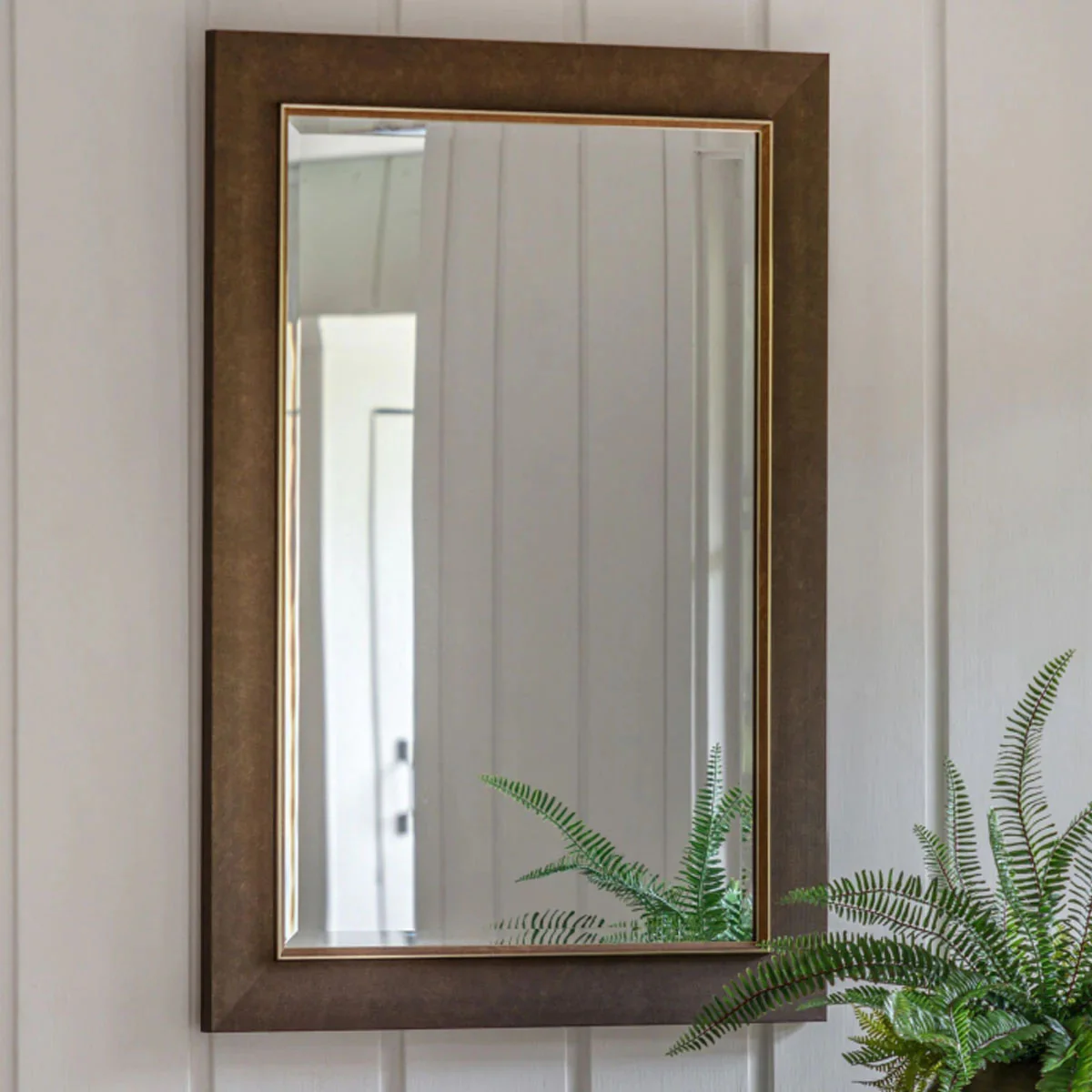 Gallery Direct Richmond Square Mirror Bronze 870x870mm - Image 8
