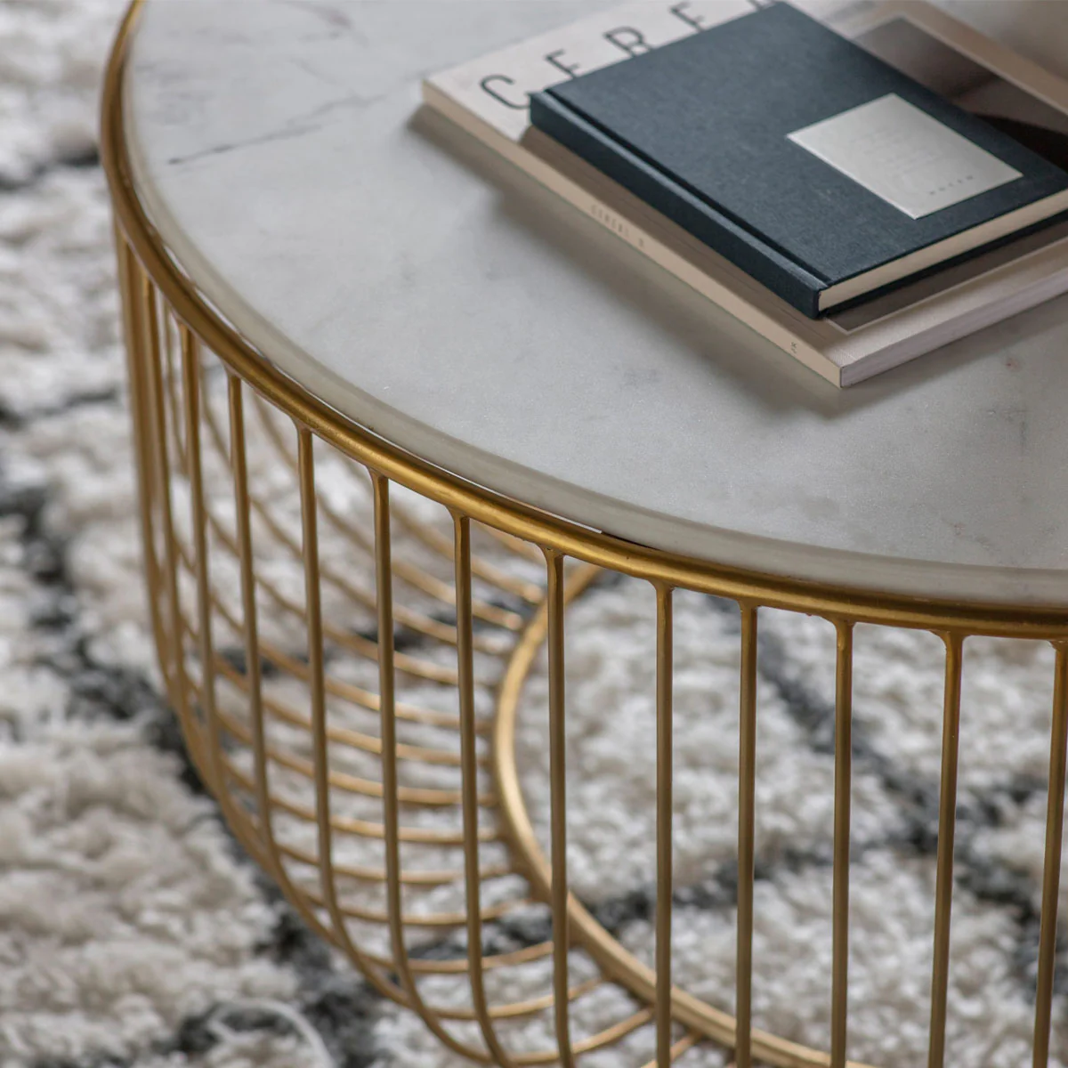 Gallery Direct Riley Coffee Table Gold - Image 2