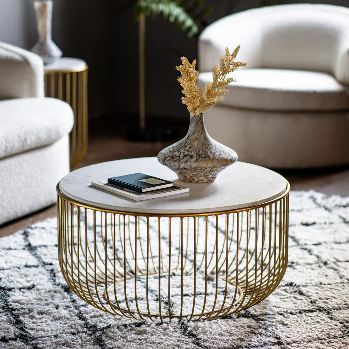 Gallery Direct Riley Coffee Table Gold - Image 3