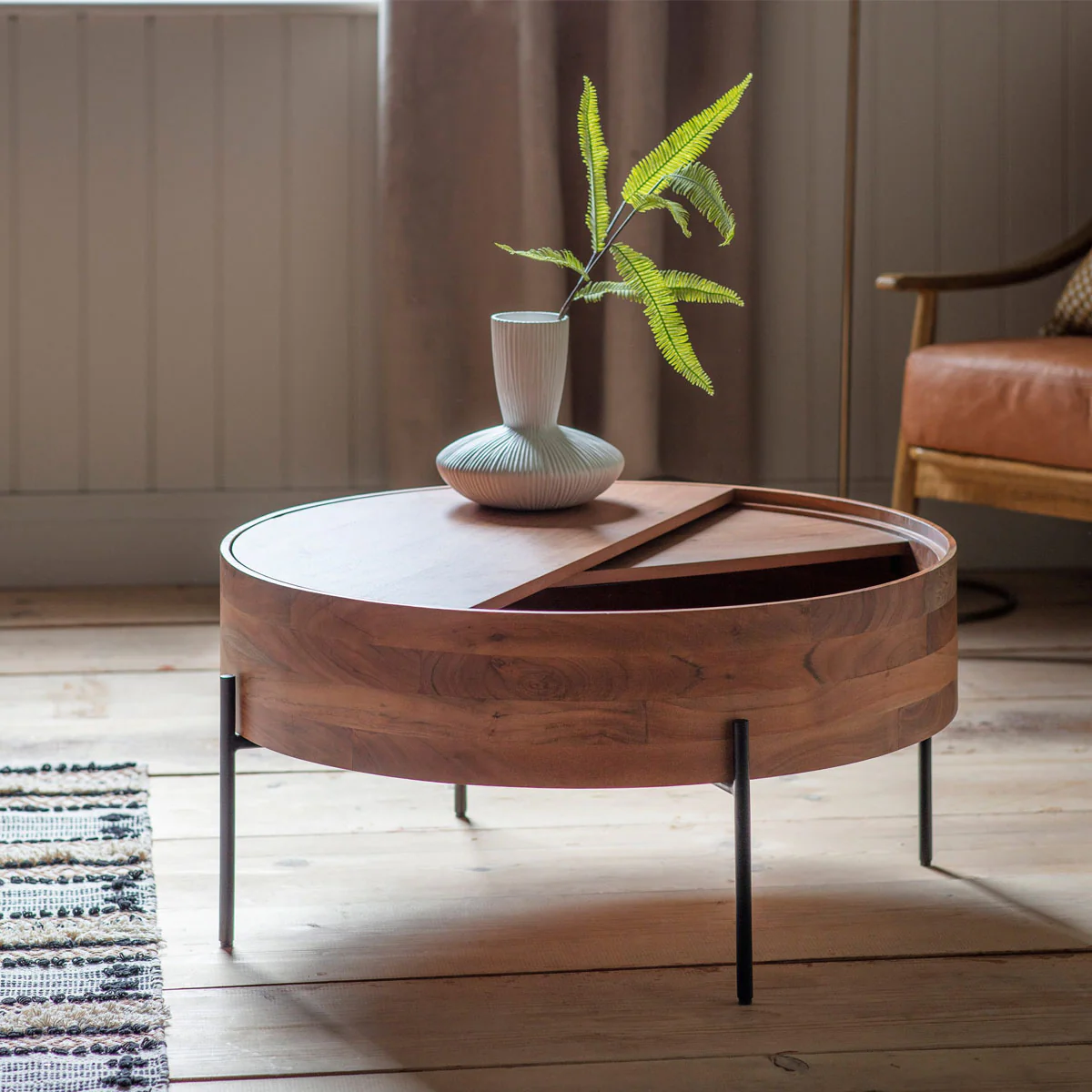 Gallery Direct Risby Coffee Table 800x800x410mm - Image 5